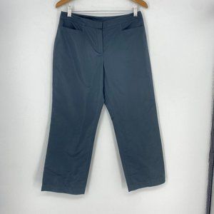 Lida Baday | Size 12. Black Cropped Luxury Trousers